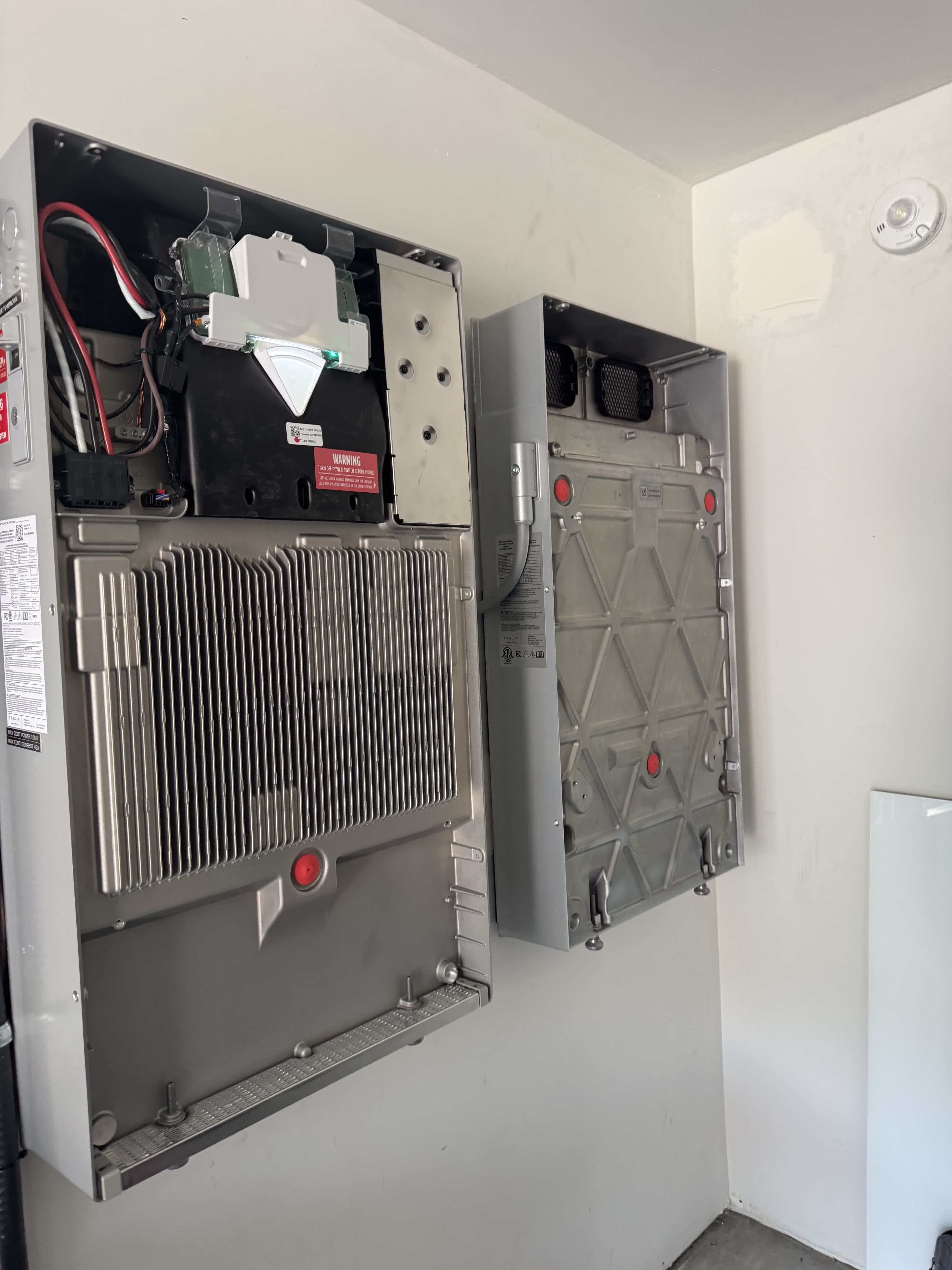 Two Tesla Powerwall units